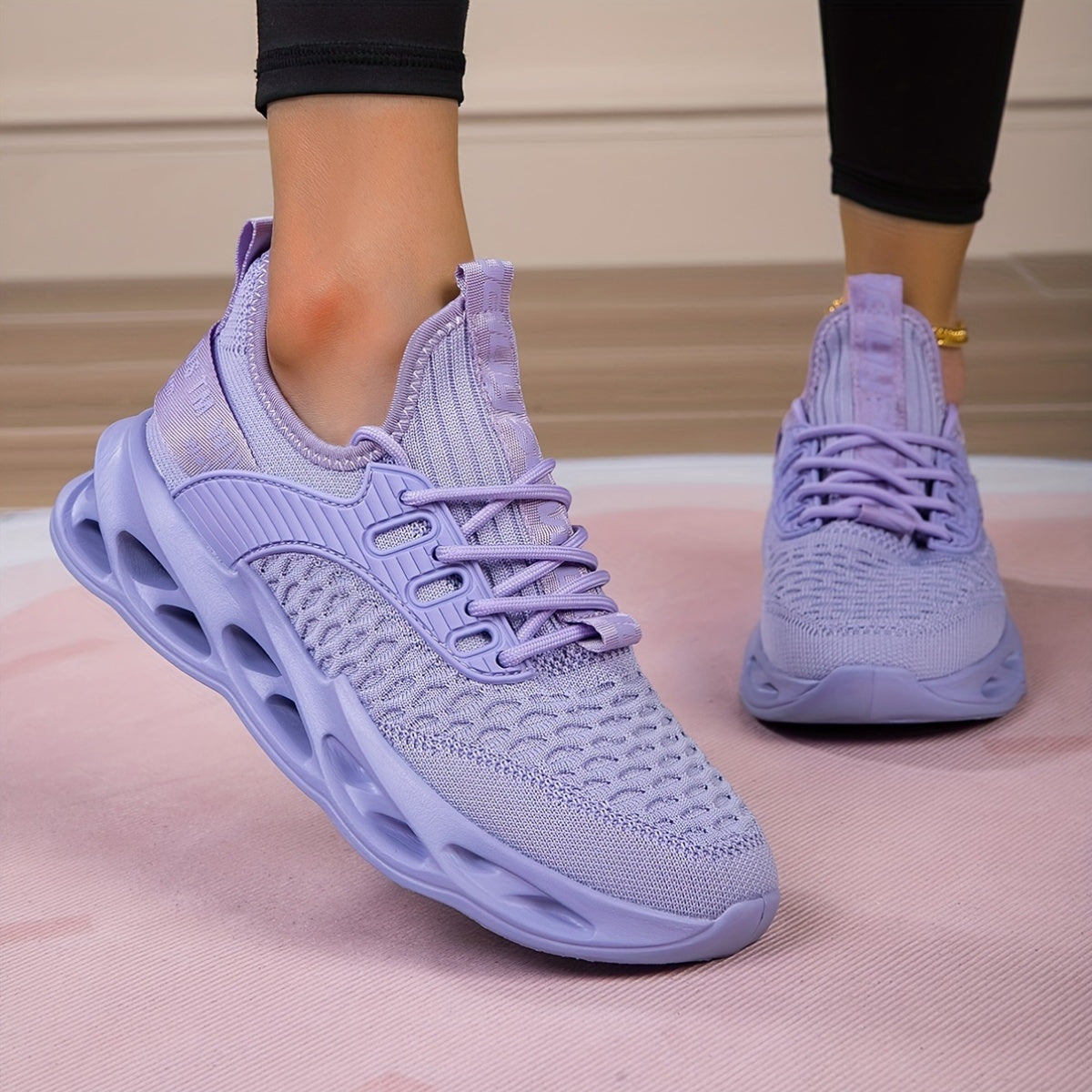 Lightweight Road Running Shoes for Women & Men – Breathable Fabric Upper, Cushioned Support, Durable MD Sole, All-Season Athletic Sneakers